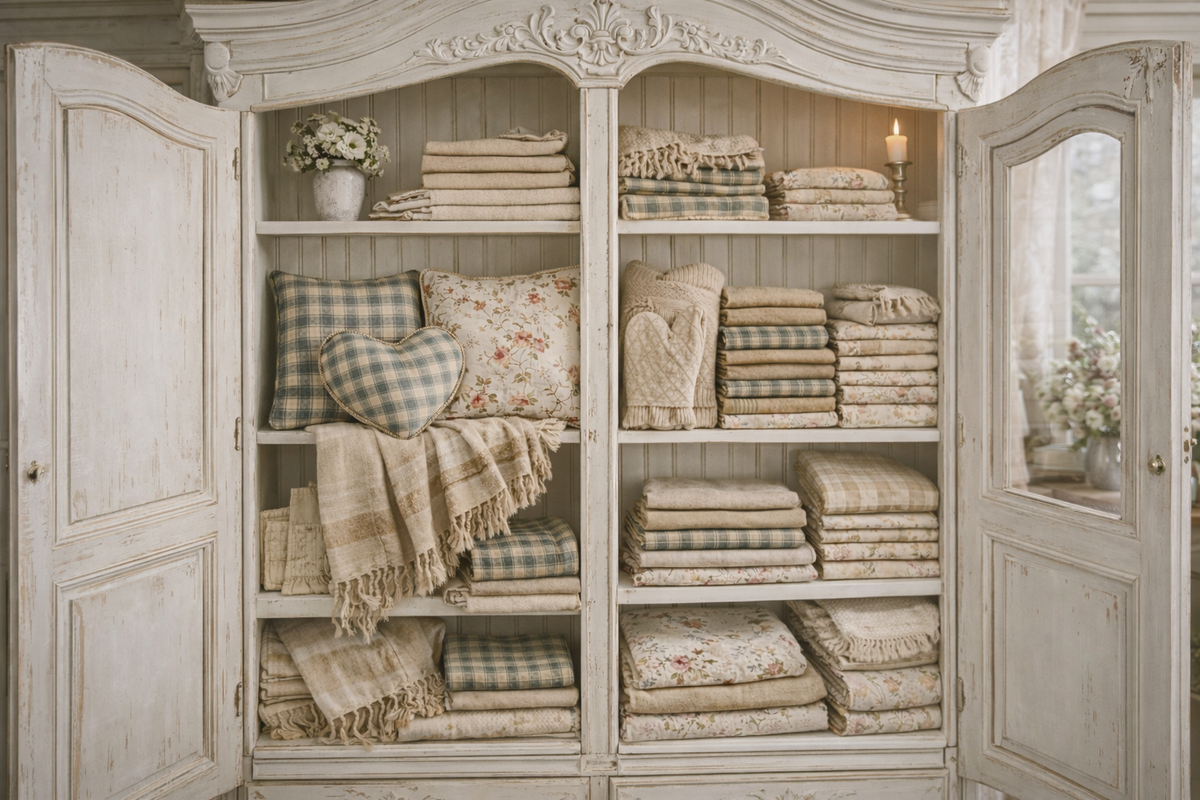 textile et linge de maison pour décoration campagne chic et maison de famille - Maison Ysance 