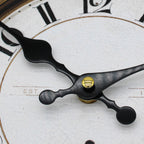 Horloge murale fleurie