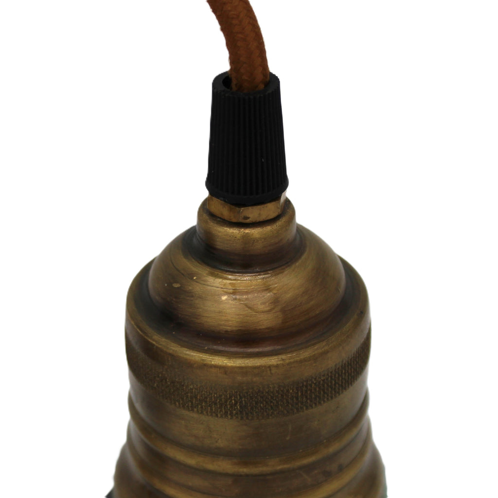 Lampe à suspendre avec plateau en laiton