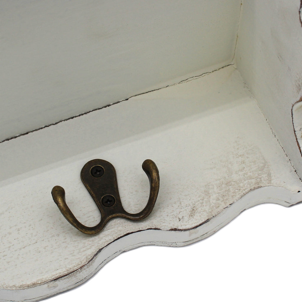 Petite armoire murale blanche à suspendre