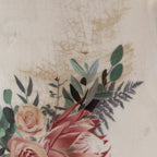 Pichet de décoration en céramique motif floral