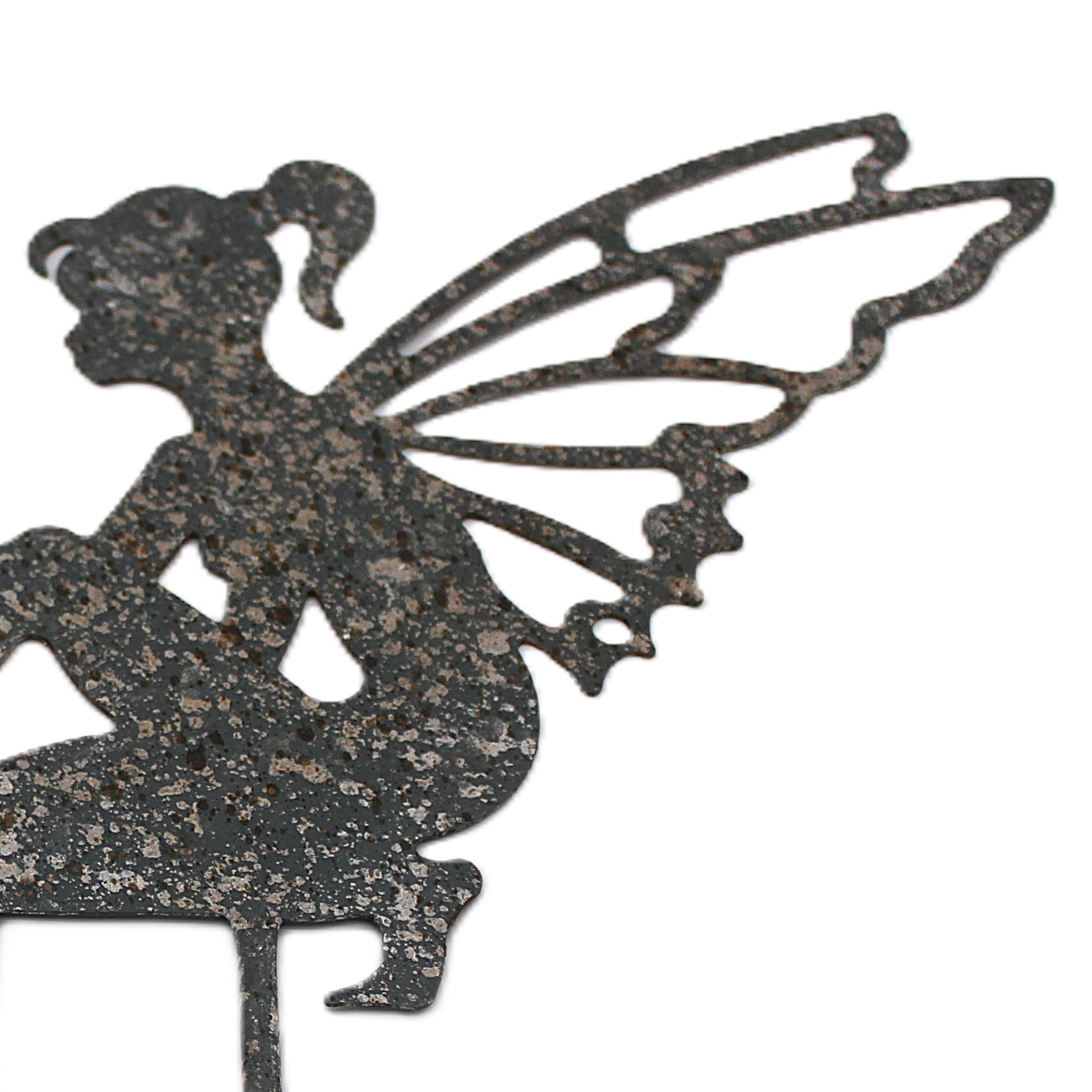 Pic de jardin Elfe 31x1x33 cm Gris Métal