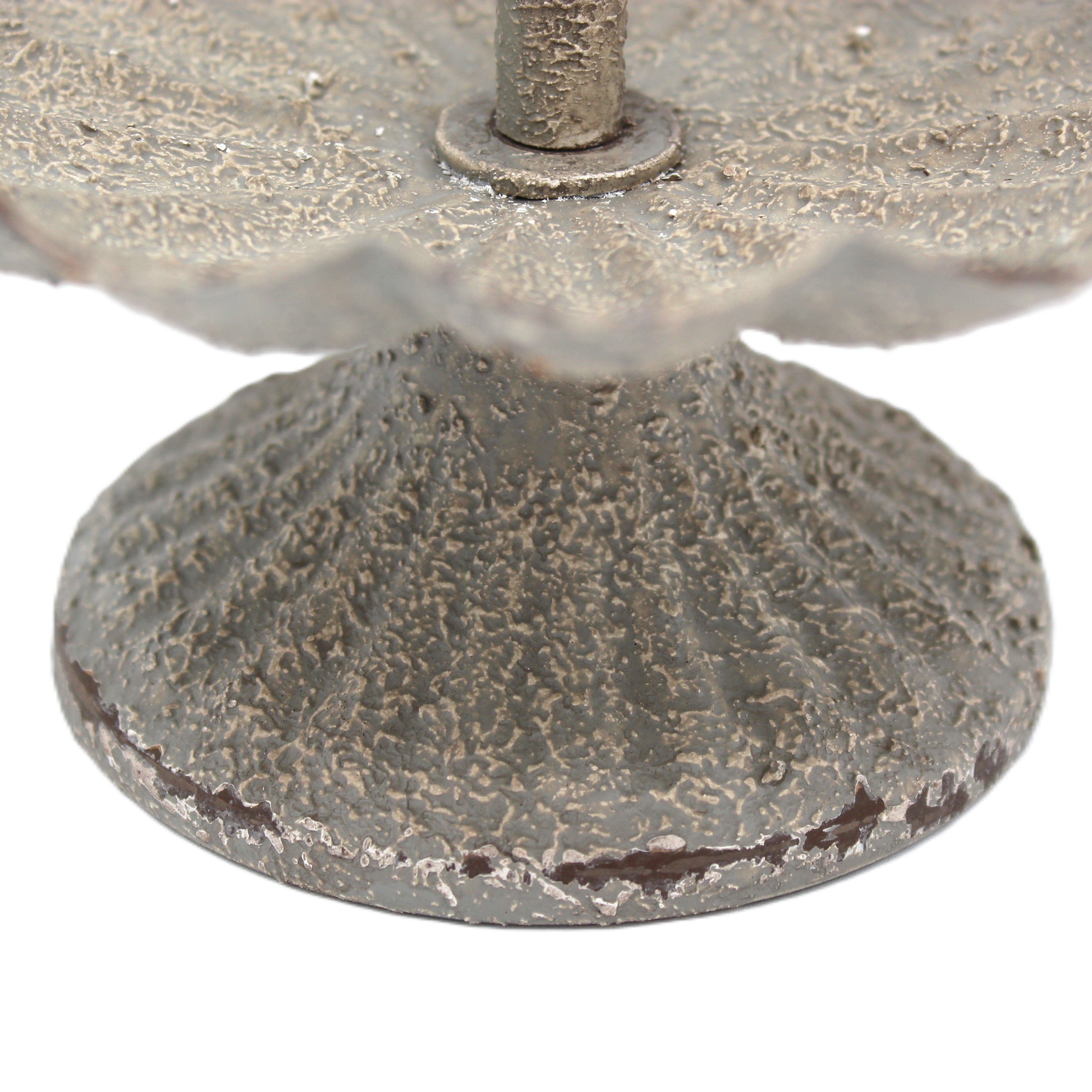 Présentoir gris métal