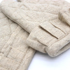 Gant et manique Chambray naturel