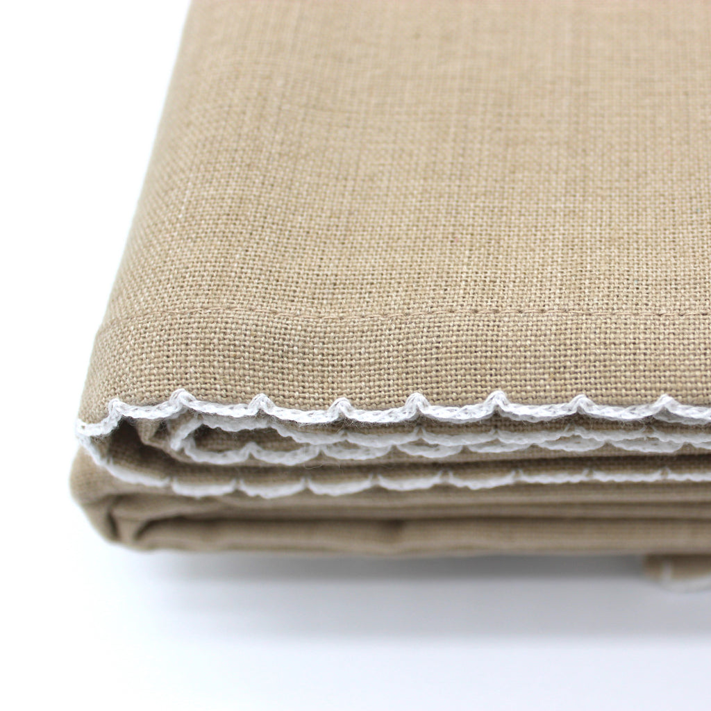 Nappe rectangulaire beige