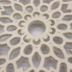 Dessous de plat rosace blanc
