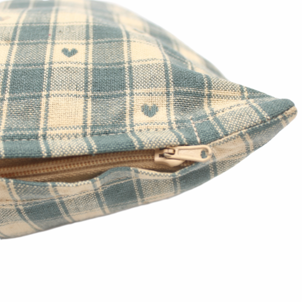 Coussin carré vert sauge