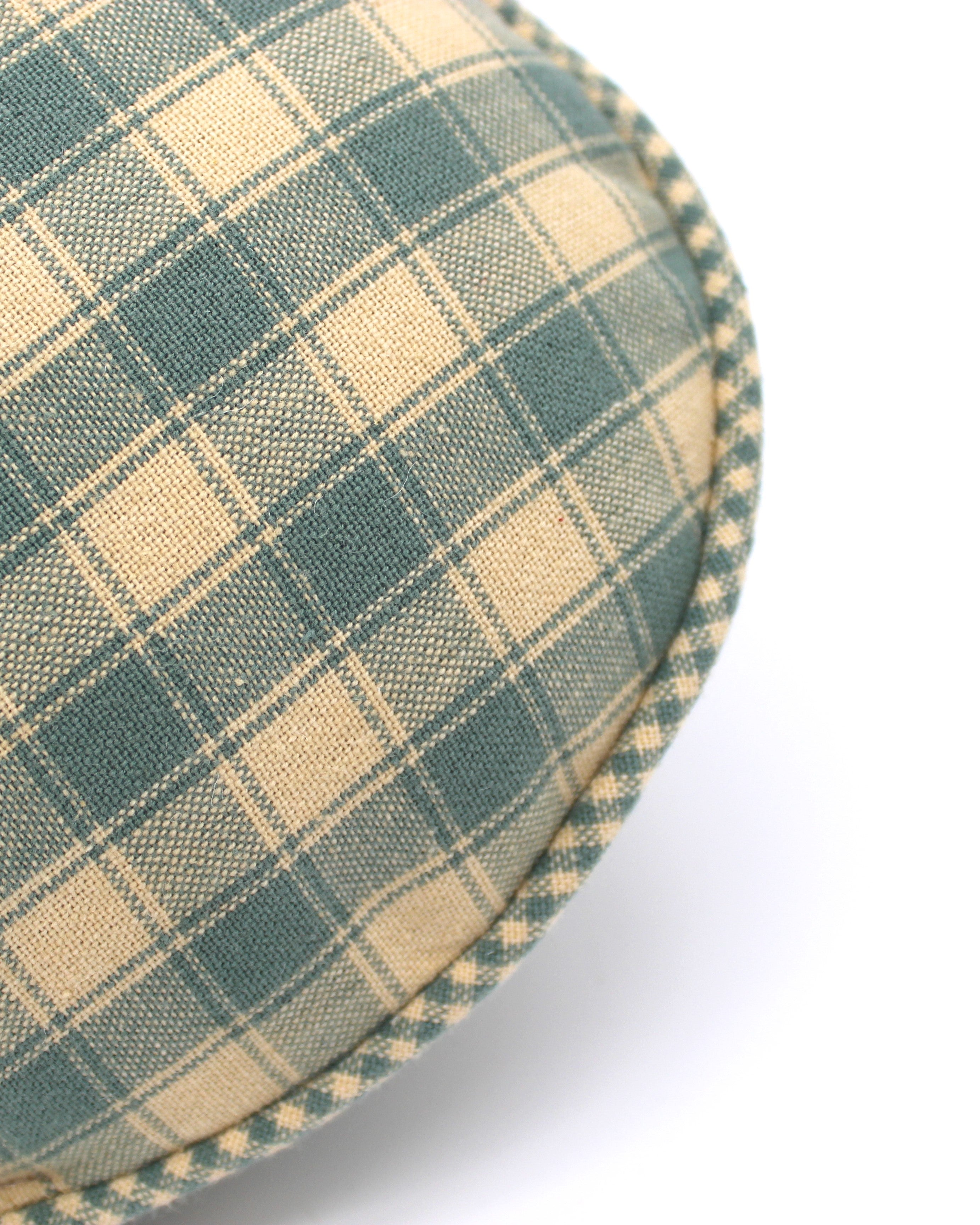 Coussin cœur vert sauge