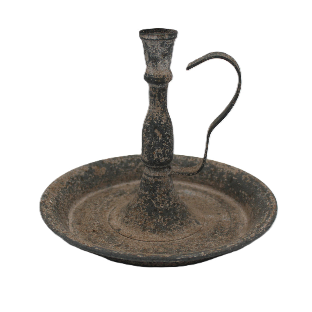 Chandelier métal gris vieilli dans un style traditionnel, romantique et campagne chic - Clayre & Eef - Maison Ysance