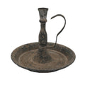 Chandelier métal gris vieilli dans un style traditionnel, romantique et campagne chic - Clayre & Eef - Maison Ysance