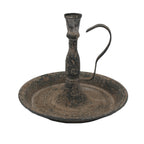 Chandelier métal gris vieilli dans un style traditionnel, romantique et campagne chic - Clayre & Eef - Maison Ysance