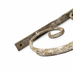 Decorative aged metal wall bracket with bird