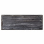 Étagère murale en bois et métal blanc patiné