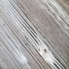 Etagère en bois et métal blanc patiné