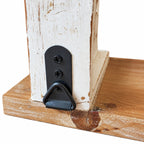 Étagère murale en bois patiné