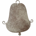 Wall-mounted planter in aged metal