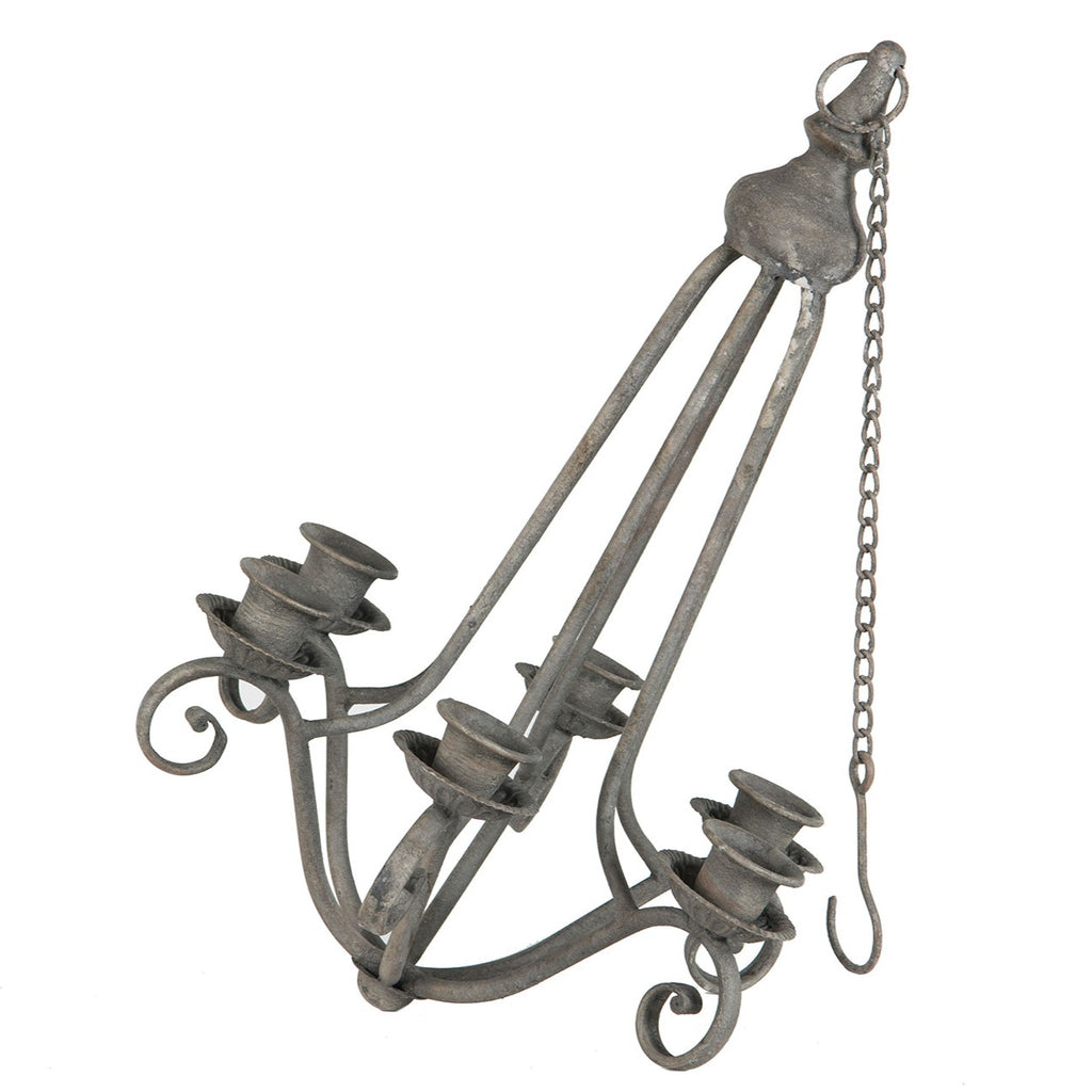 Lustre chandelier rustique
