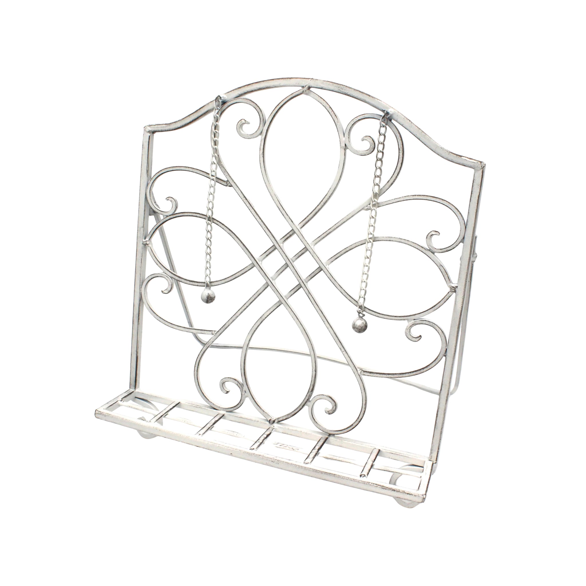 Lutrin de cuisine en fer blanc , idéal dans une cuisine campagne chic traditionnel - Clayre & Eef - Maison Ysance