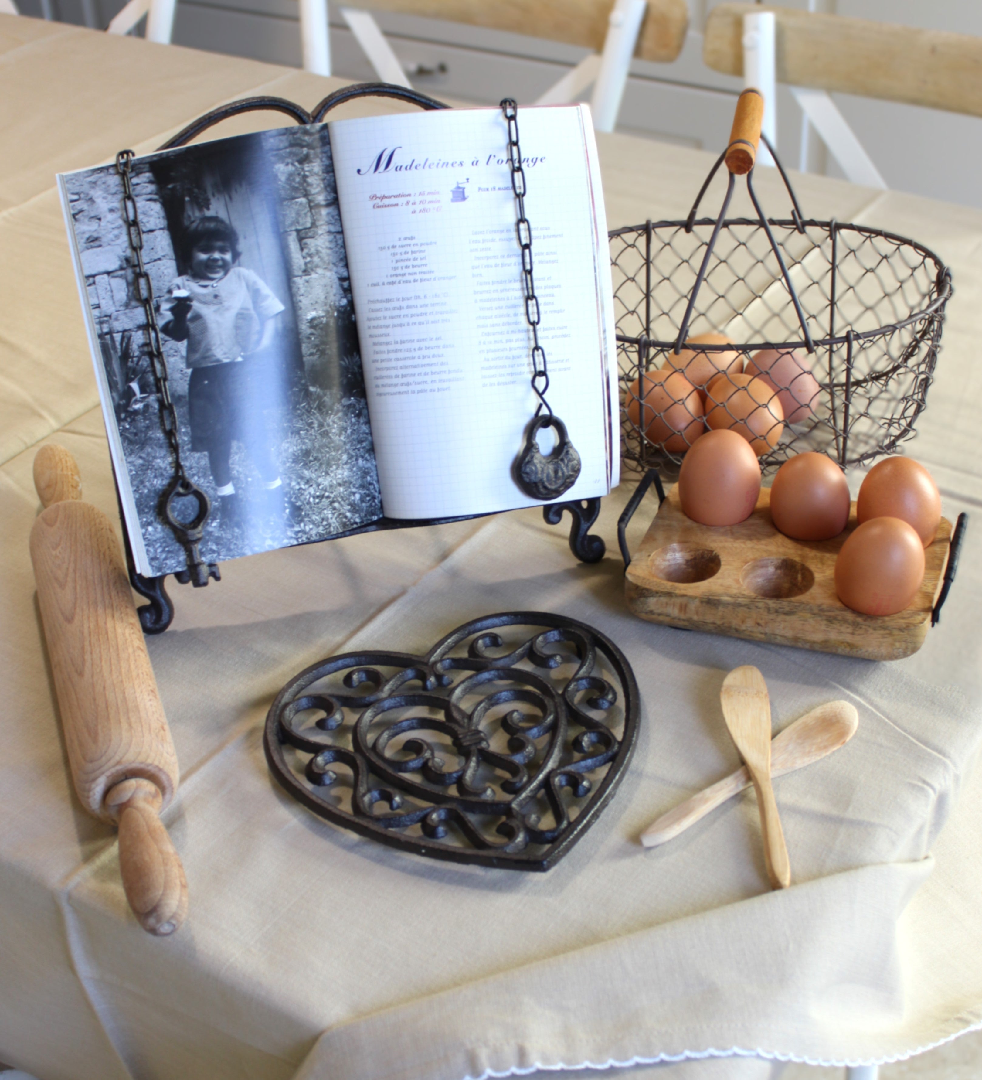 Lutrin métal marron campagne chic - Clayre & Eef - Maison Ysance