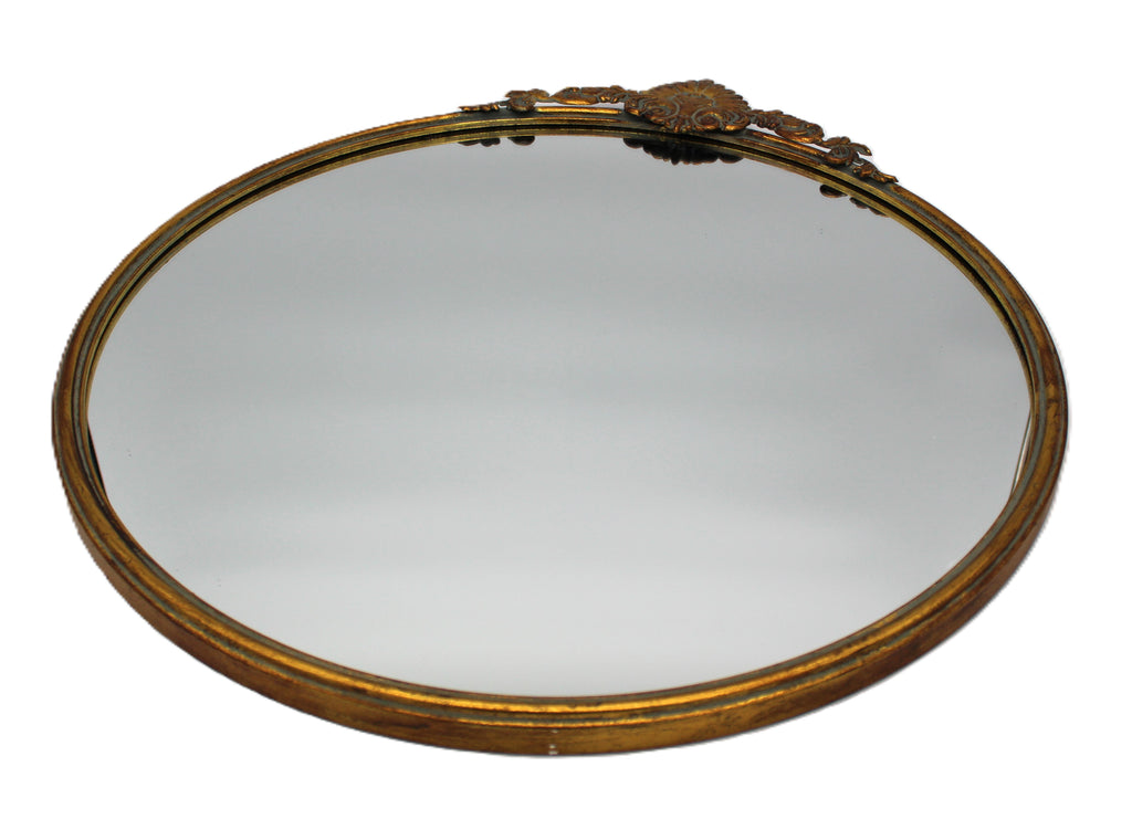 Miroir doré style antique campagne chic -Chic Antique - Maison Ysance 