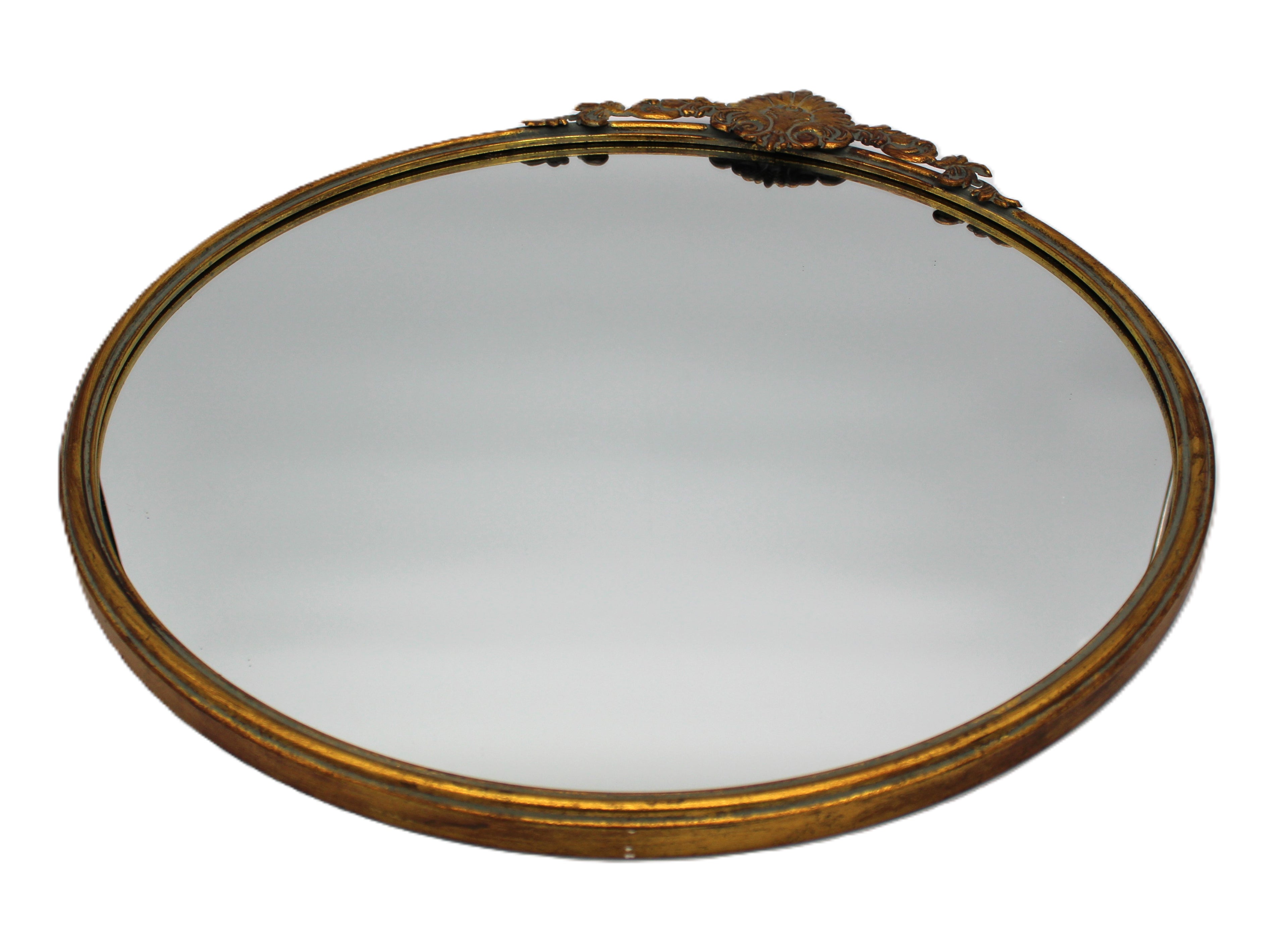 Miroir doré style antique campagne chic -Chic Antique - Maison Ysance 