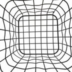 Set of 3 square wire metal baskets