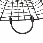 Set of 3 square wire metal baskets