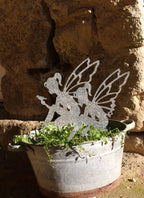 Pic de jardin Décor Elfe GM Gris métal  style campagne chic - Clayre & Eef - Maion Ysance