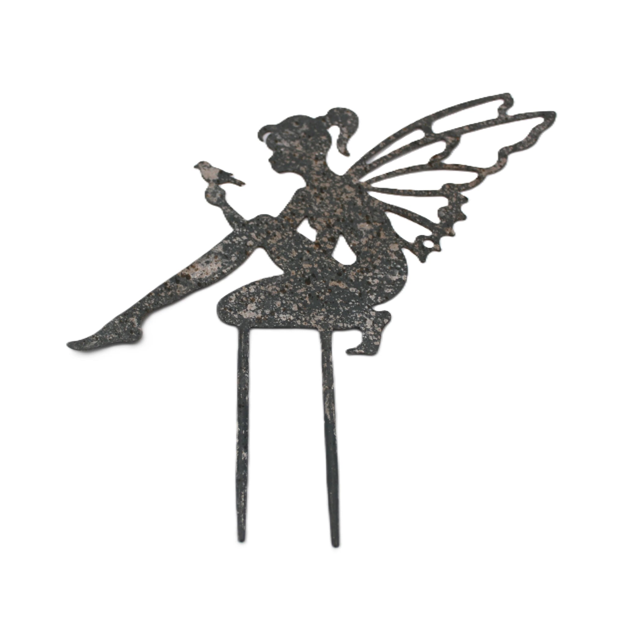 Pic de jardin Décor Elfe GM Gris métal  style campagne chic - Clayre & Eef - Maion Ysance