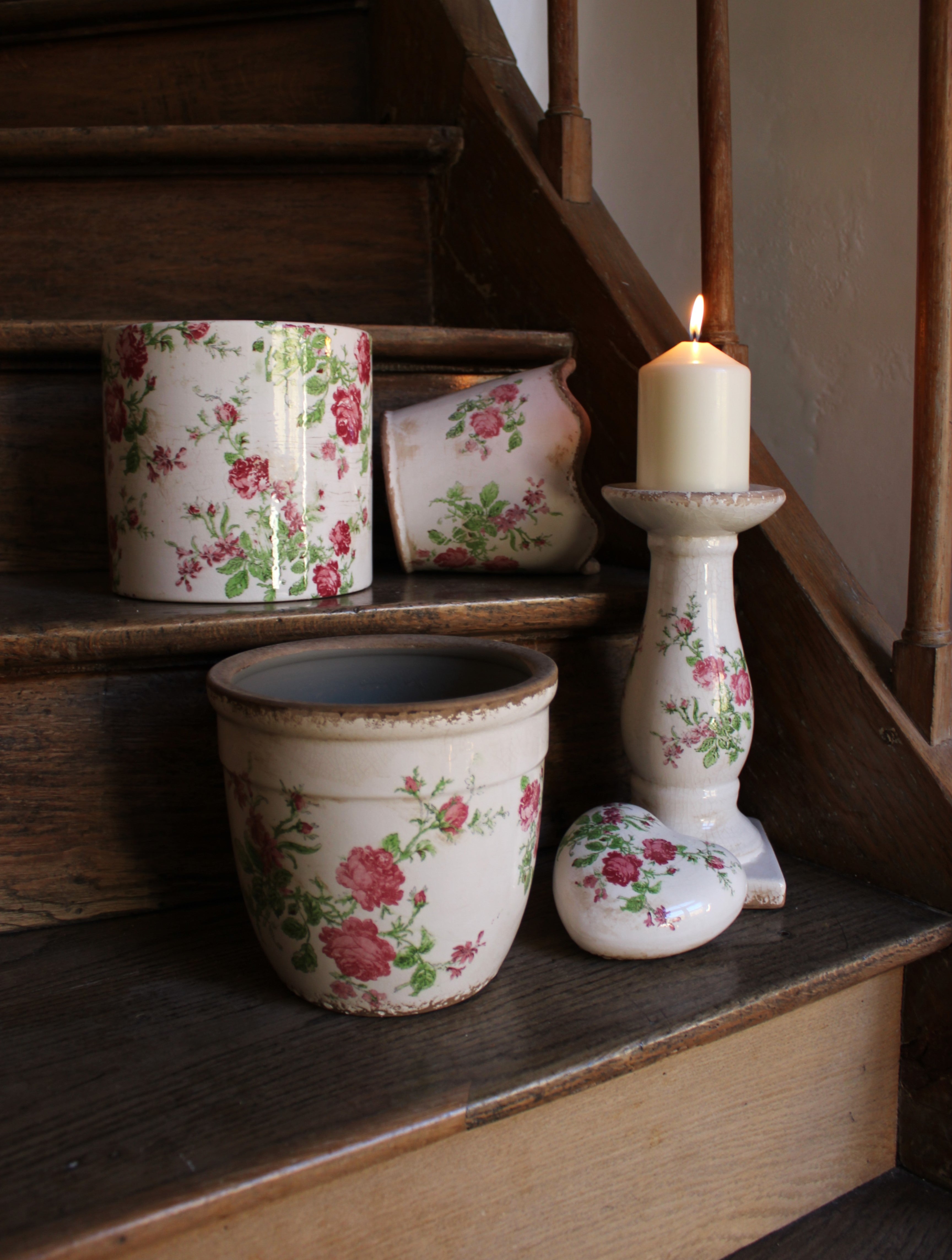 Pot en céramique  campagne chic Clayre & Eef - Maison Ysance 