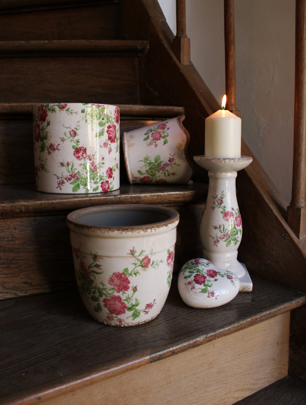 Pot en céramique  campagne chic Clayre & Eef - Maison Ysance 