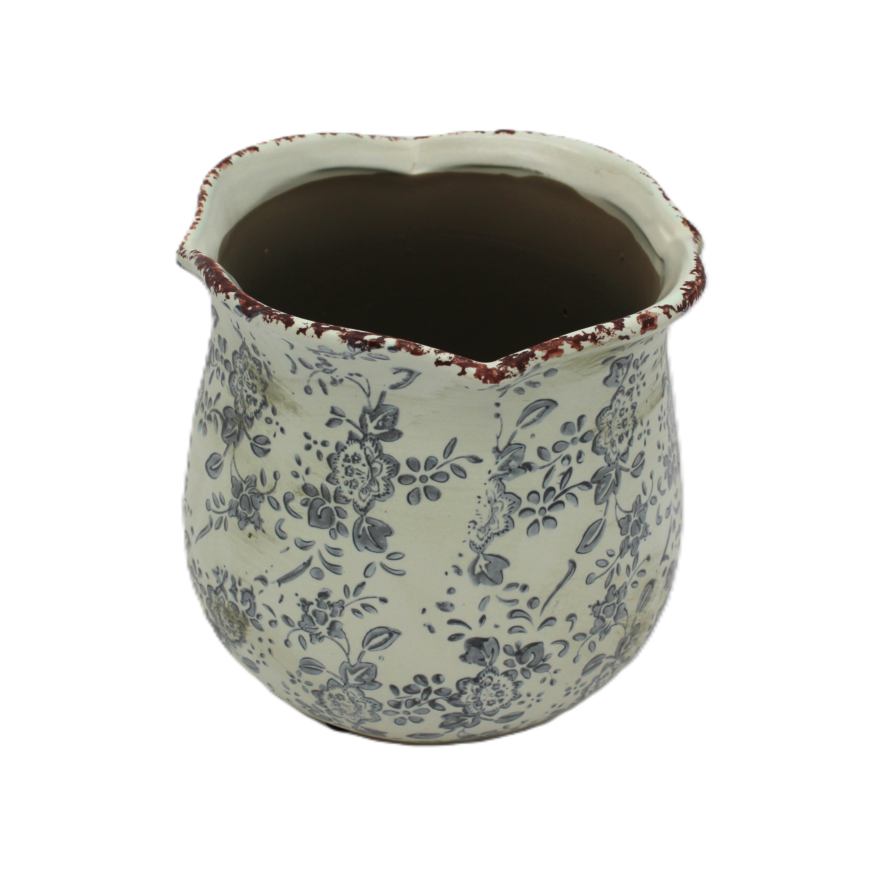 Pot en céramique  campagne chic Clayre & Eef - Maison Ysance 