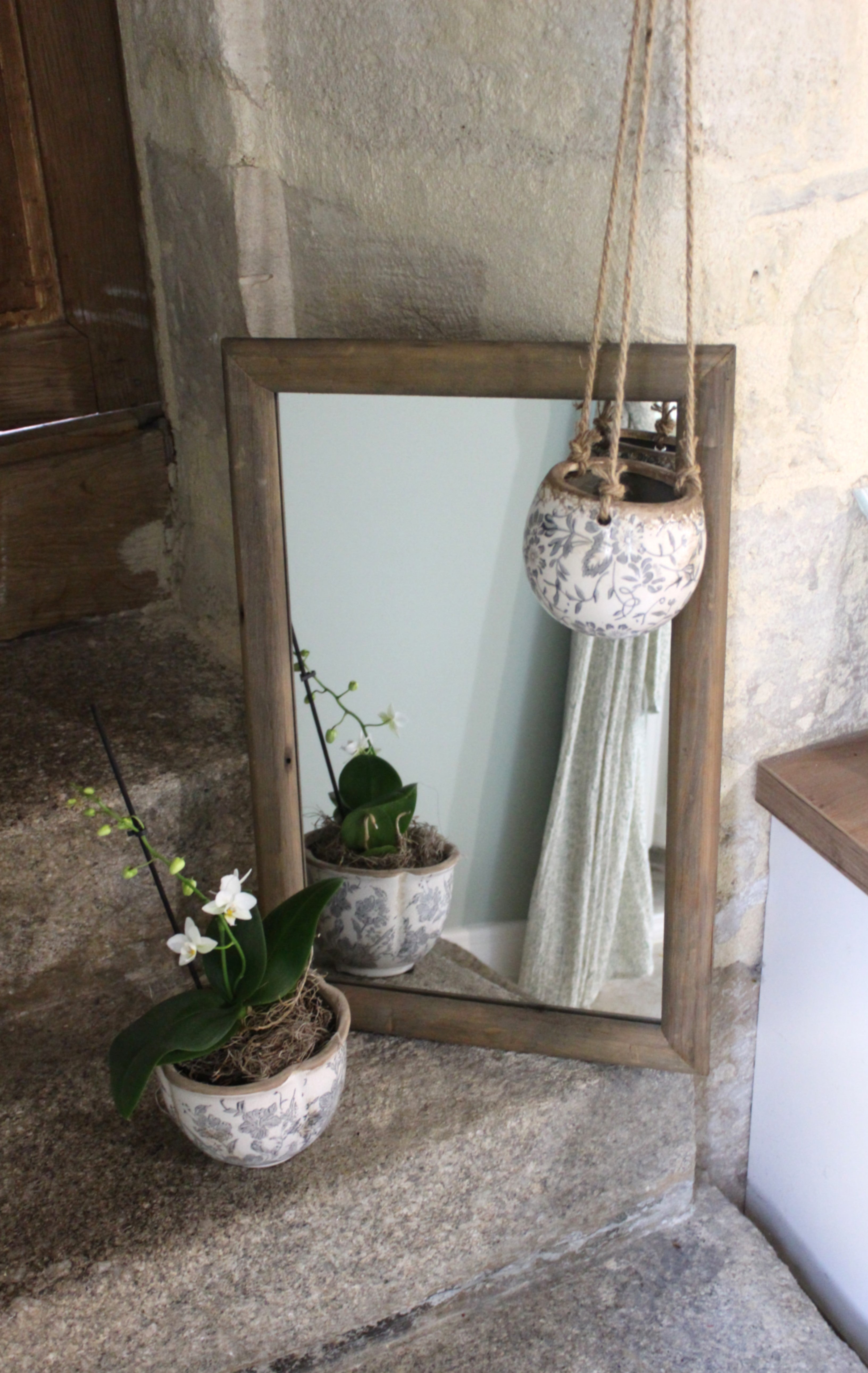  pot en céramique à bord ondulé - campagne chic et maison de charme - Clayre & Eef - Maison Ysance 