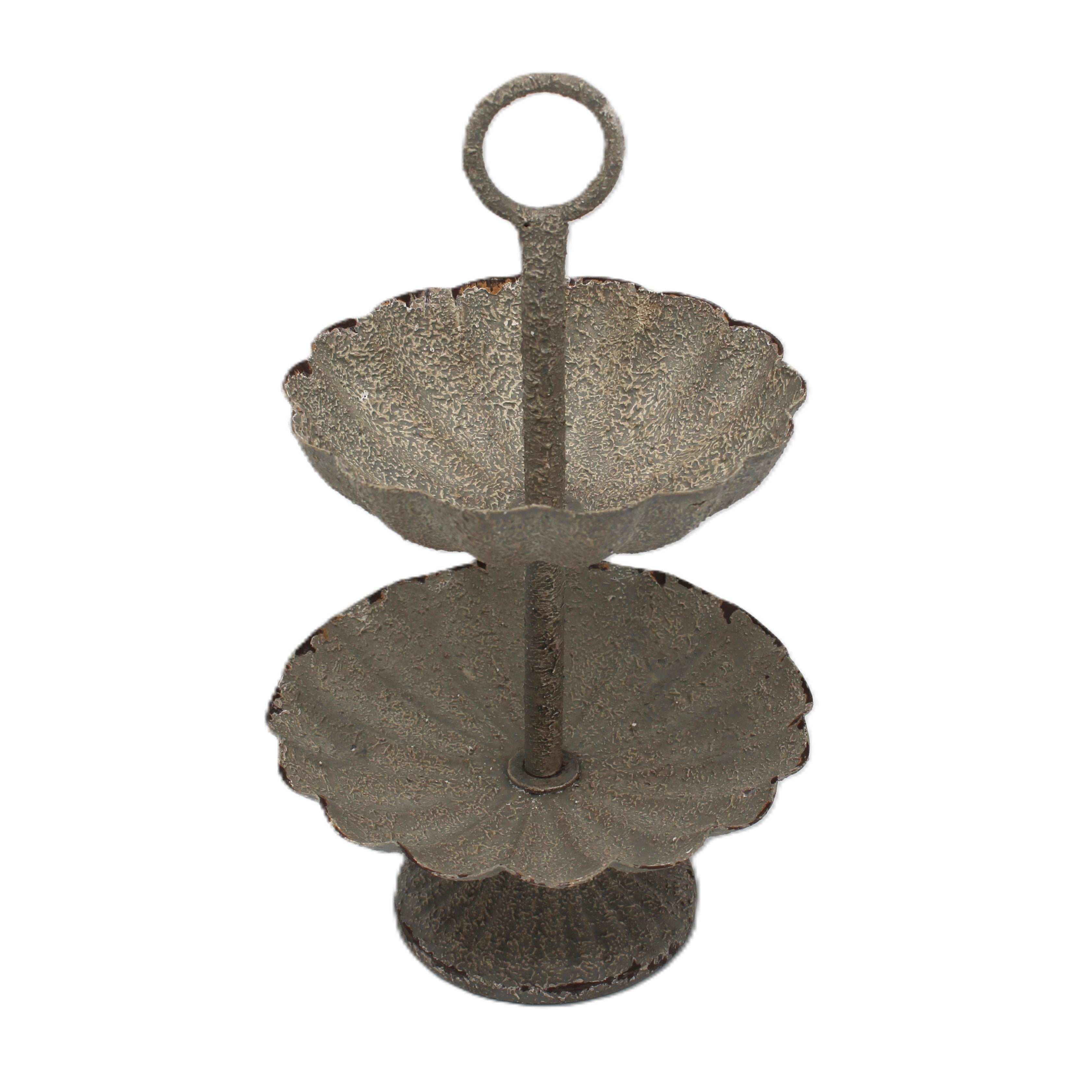 Présentoir de table gris métal campagne chic - Clayre & Eef - Maison Ysance