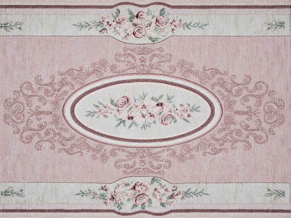 Decorative pink rug