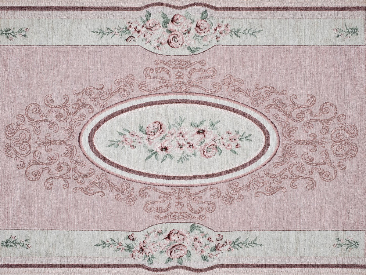 Decorative pink rug