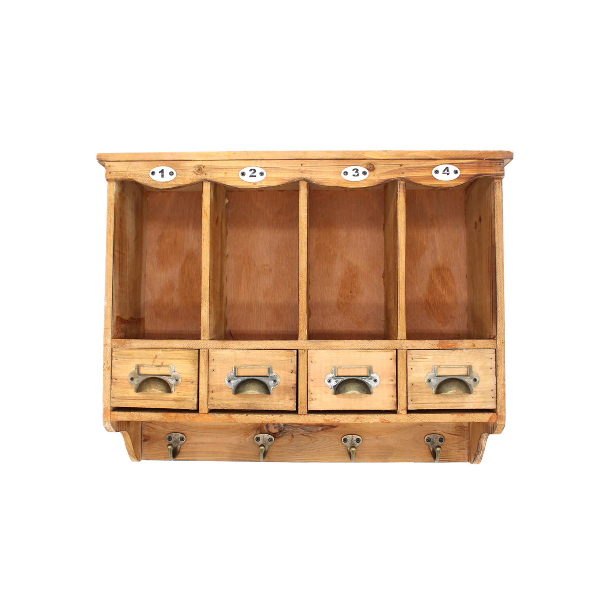 jolie petite armoire à suspendre en bois -ambiance campagne chic - maison de caractère - Clayre & Eef - Maison Ysance