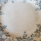 Antique earthenware plate