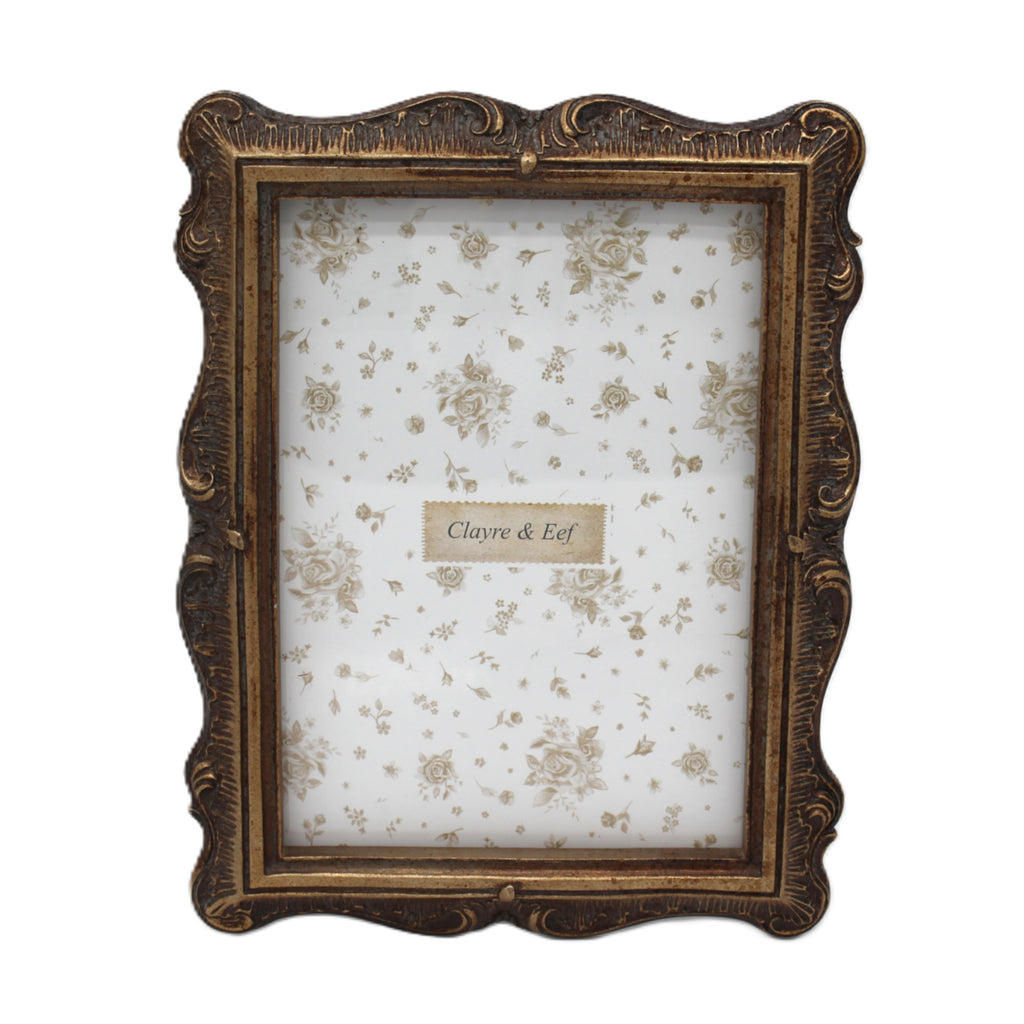 Cadre photo or style romantique et campagne chic - Clayre & Eef - Maisoj Ysance 