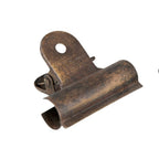 Clip en métal brun antique pour décoration et papeterie style farmhouse et maison de charme