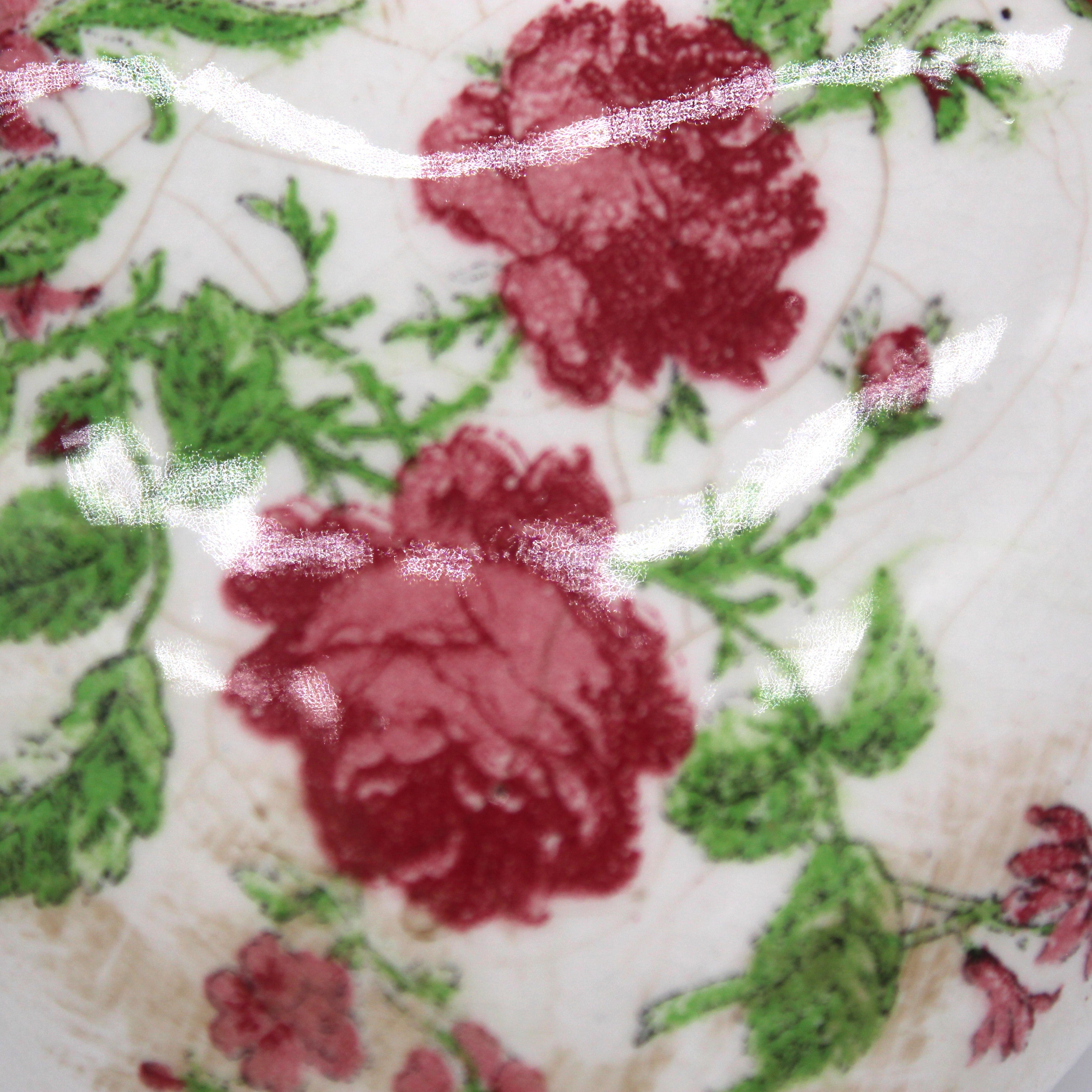 coeur décoratif en céramique floral campagne chic - Clayre & Eef -Maison Ysance