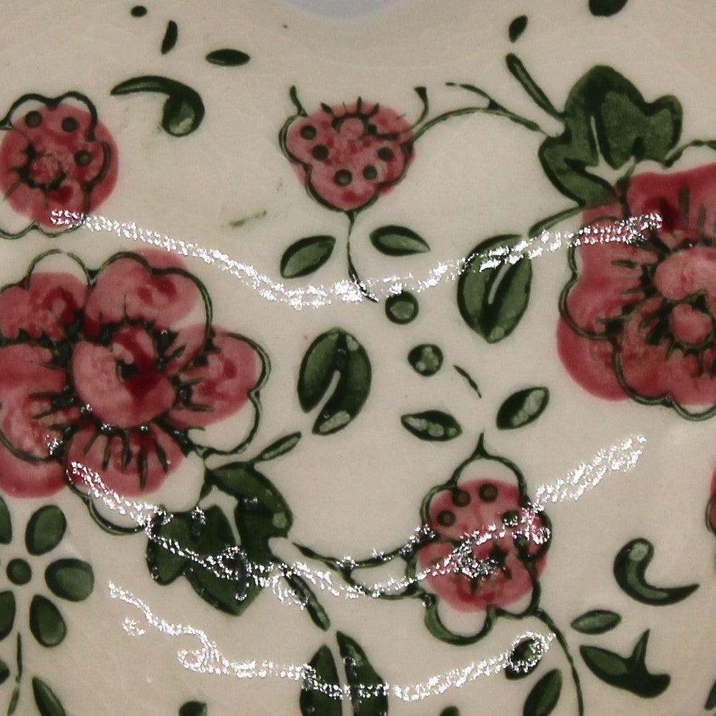 coeur décoratif en céramique floral campagne chic - Clayre & Eef -Maison Ysance