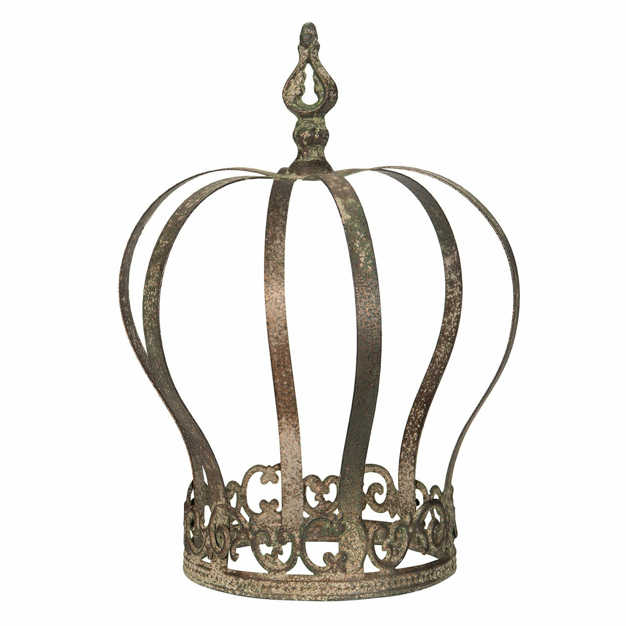 Couronne en métal style gustavien pour maison de caractère.