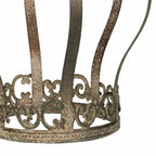 Couronne décorative en métal
