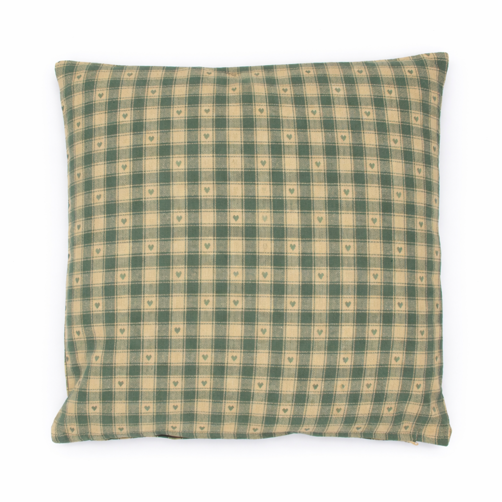 coussin carré 45x45cm vert sauge -esprit campagne chic et maison de famille - Comptoir de Famille - Maison Ysance 