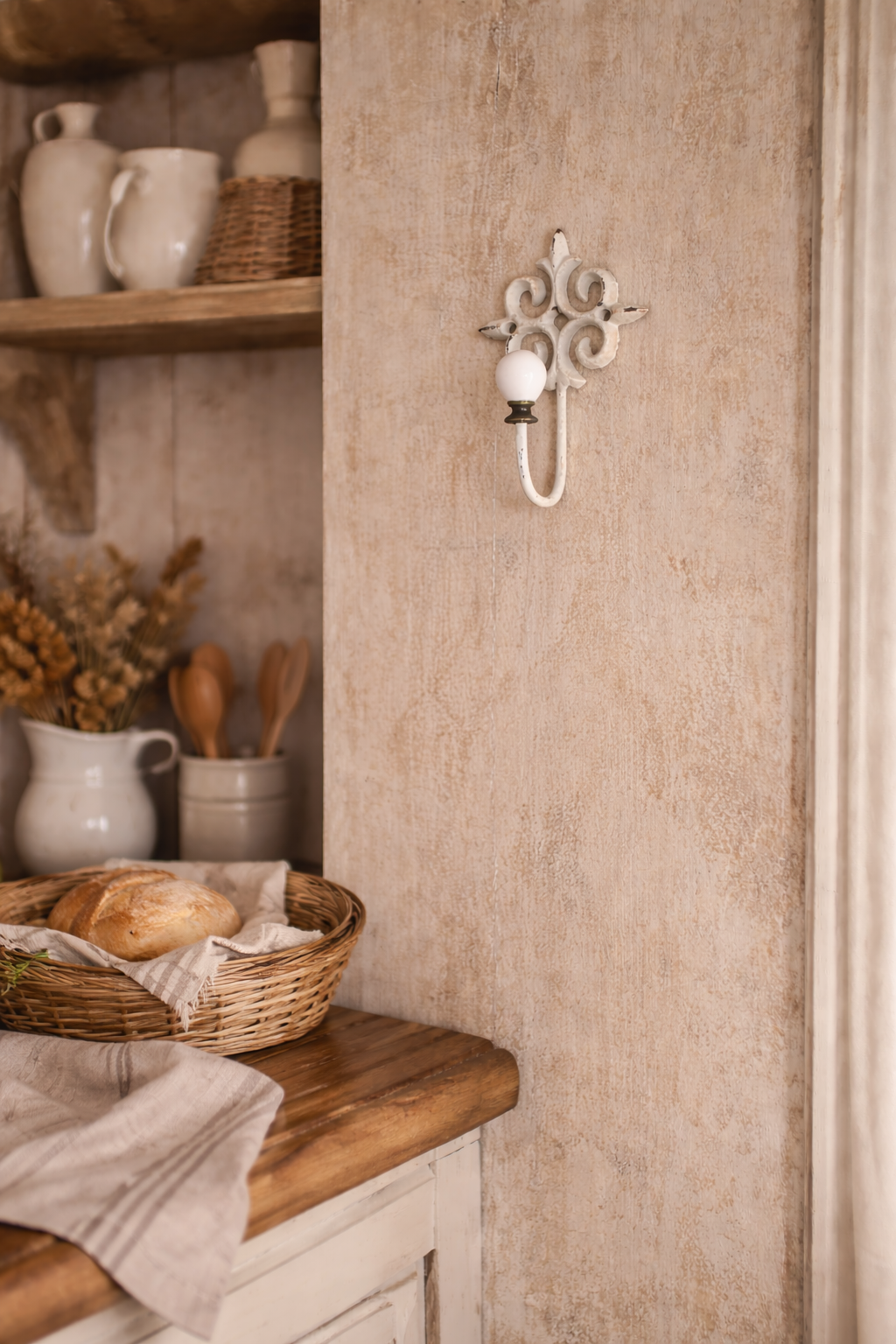 crochet métal pour torchon ou serviette pour un style campagne chic et maison de famille - Chic Antique - Maison Ysance 