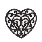 joli dessous de plat en fonte forme coeur - style campagne chic et maison de famille - Comptoir de Famille - Maiosn Ysance