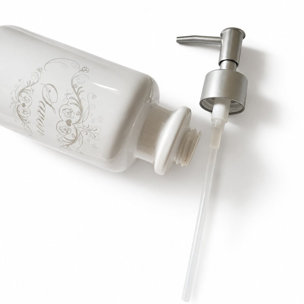 Liquid soap dispenser - inscription "Soap"