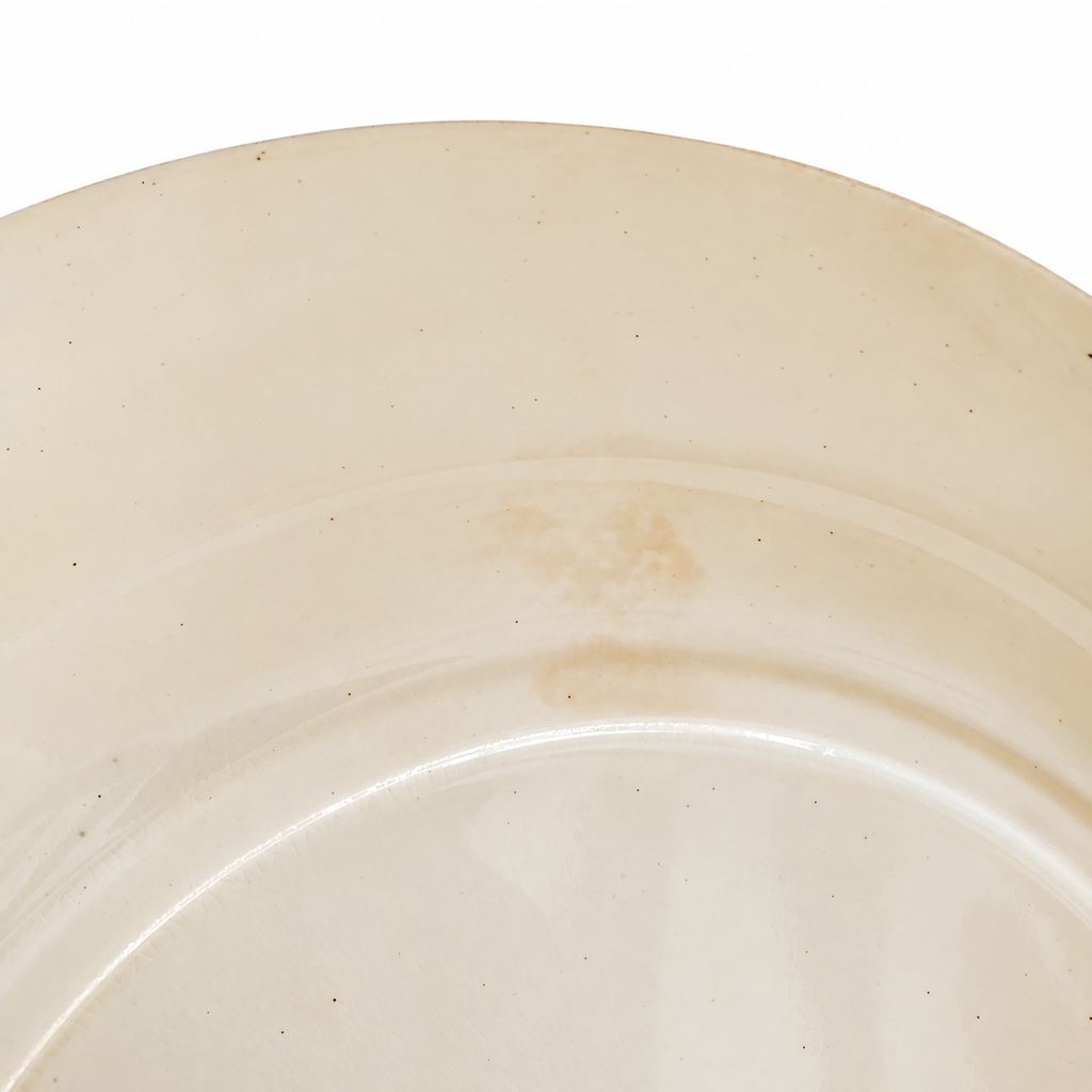 Grande assiette ancienne Terre de Fer