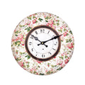 Horloge murale à motifs fleurs pour un style campagne chic et maison de famille - Chic Antique - Maison Ysance